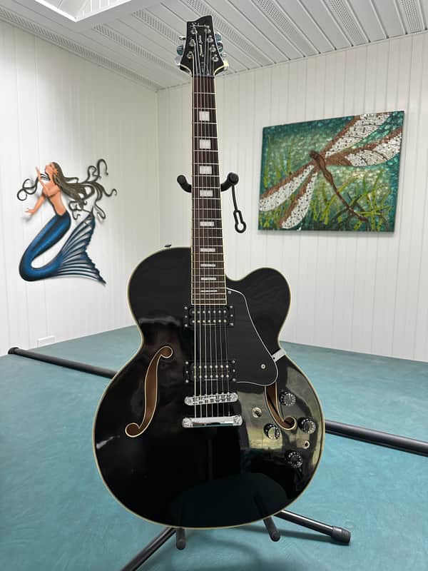Schecter Diamond Series Jazz 7  Gloss Black 2001 image 1
