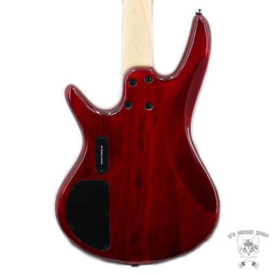 Ibanez GIO GSR200 Electric Bass - Transparent Red image 2
