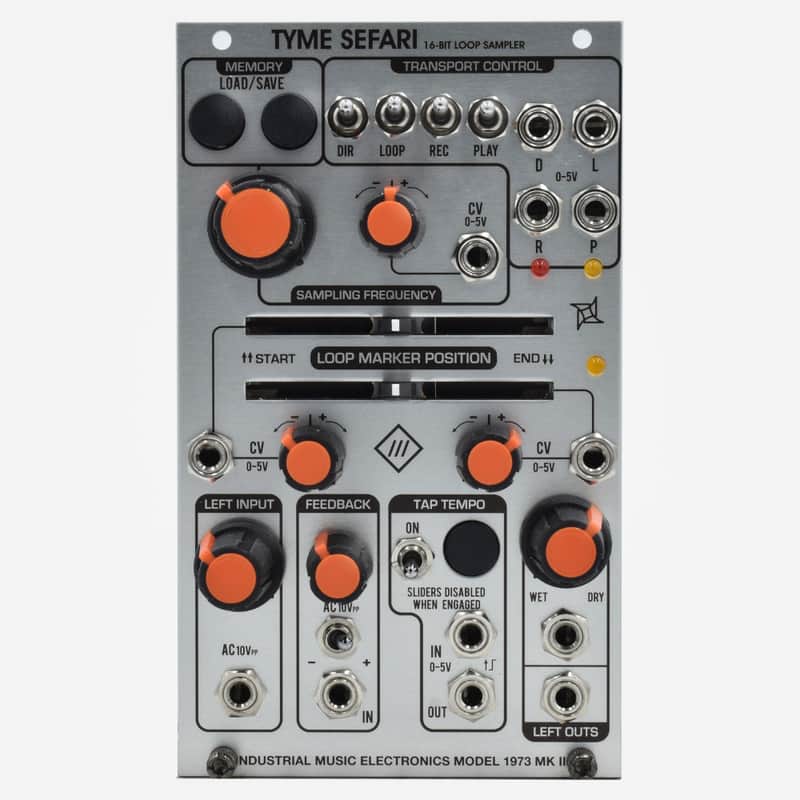 IME Industrial Music Electronics TYME SEFARI MK2 Eurorack Lo-Fi Sampler Buffer and Delay Module image 1