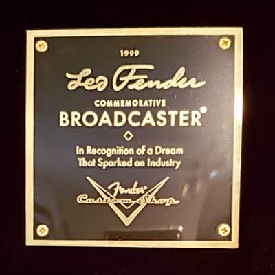 Fender Custom Shop 1999 Leo Fender Commemorative Broadcaster 1999 Blonde image 2