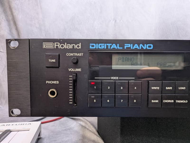 Roland MKS-20 Digital Piano Sound Module 1986 - 1989 - Black image 1