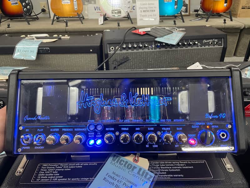 Hughes & Kettner GrandMeister Deluxe 40 4-Channel 40-Watt Guitar Amp Head - Black image 1