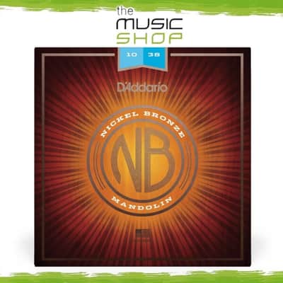 D'Addario Nickel Bronze 10-38 Light Mandolin Strings - NBM1038 image 1