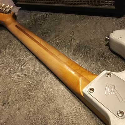 Fender Stratocaster Electric Guitar Arctic White Nitro (Partscaster) by Nate's Relic Guitars image 12