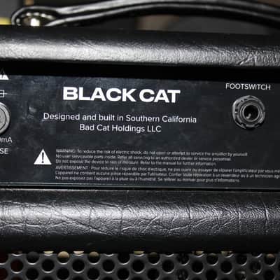 Bad Cat Black Cat 2-Channel 20-Watt 1x12" Guitar Combo image 8