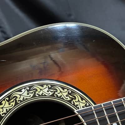 Ovation 1667 Legend 1982 - 1984 - Sunburst Acoustic Electric Guitar image 5