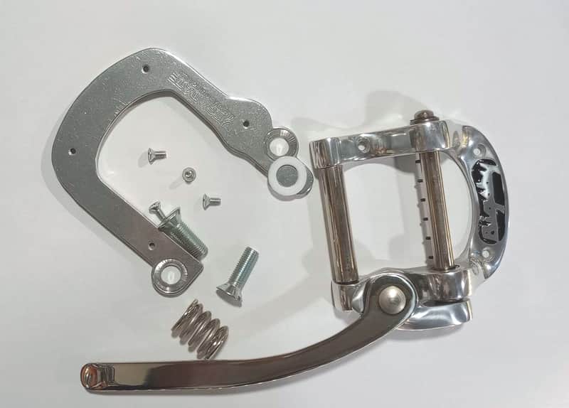 Left Handed Bigsby / Vibramate B5 & Standard V5 set - Aluminium image 1