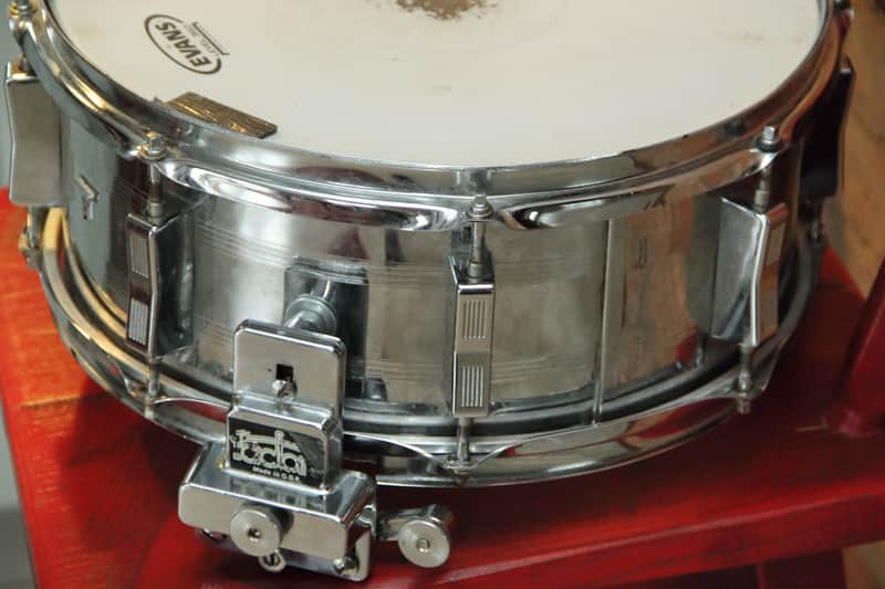 RARE Vintage snare Tacton 6.5x14 Steel 1970s GDR image 1