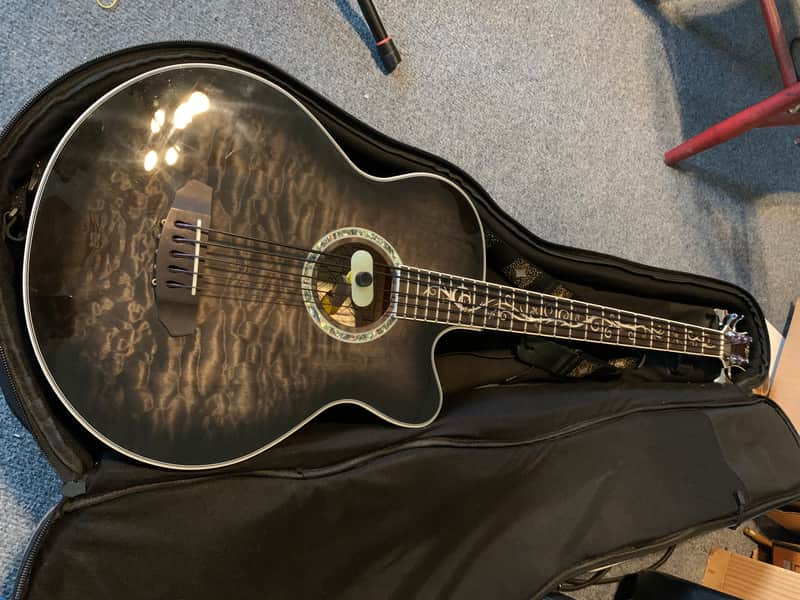 Michael Kelly MKDF5SKB Dragonfly 5-String 2010s - Smoke Burst image 1