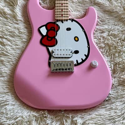 2024 Squier Hello Kitty Reissue Stratocaster Electric Guitar image 3
