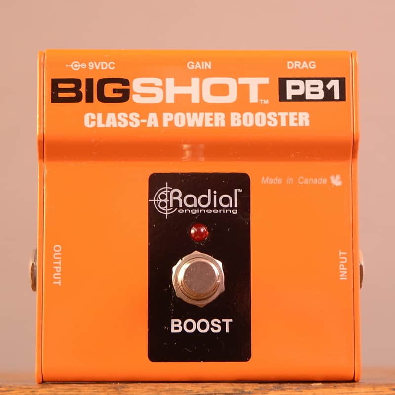 Radial Tonebone BigShot PB1 Class-A Power Booster Pedal | Reverb