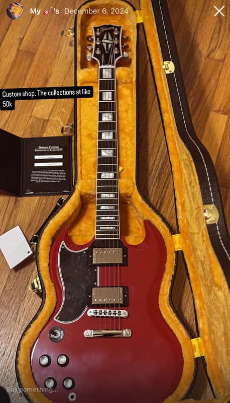Gibson SG Custom 2022 - Cardinal Red