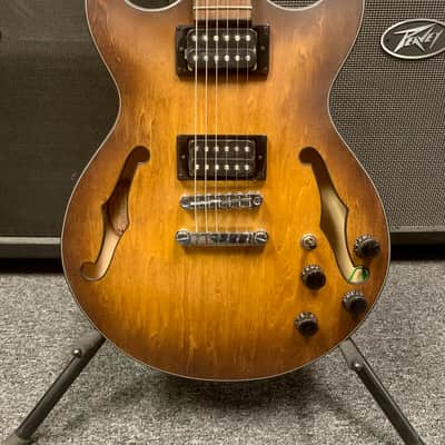 Ibanez AM73B-TF Artcore Series Semi-Hollow Electric Guitar Tobacco Flat image 2