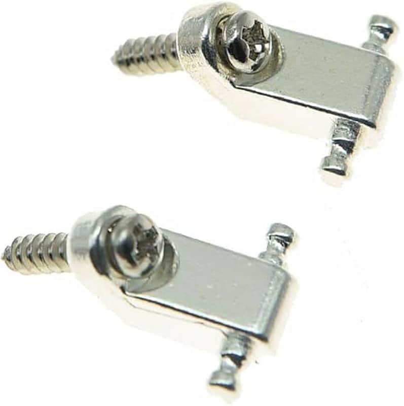 Set of 2 Guitar String Trees Guitar String Retainer Bar Guides for USA Strat/Tele Chrome image 1