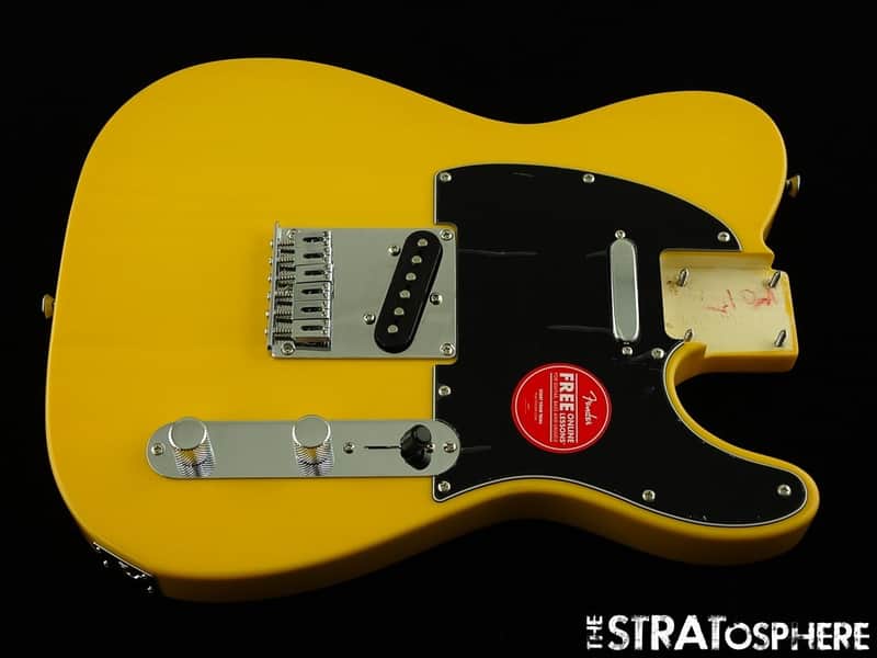 Fender Squier Affinity Series Telecaster Tele LOADED BODY, Butterscotch Blonde image 1