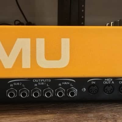 E-MU Systems XL-7 Command Station 128-Voice Synthesizer 2001 - Yellow / Black