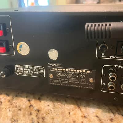 Marantz 1530 Vintage AM FM Stereo Receiver (Serviced)(Sweet) 1978 image 13