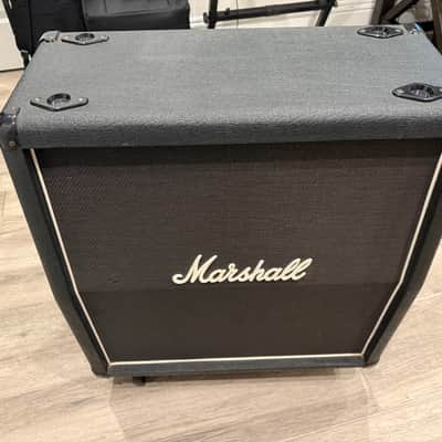 Marshall 1966A Vintage 2x12 Cabinet WGS Speakers 1985-1991 - Black Tolex image 2