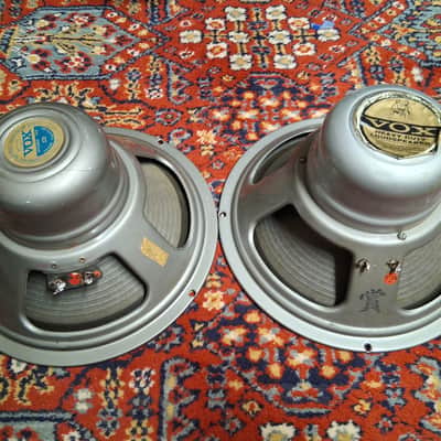 1960s Celestion T1088 JMI VOX Silver Bell PAIR image 1