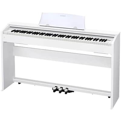 Casio PX-770 Privia 88-Key Digital Console Piano with 2x 8W Amplifiers, White