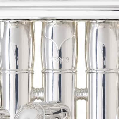 S.E. Shires Q10RS Q-Series Professional Bb Trumpet in Silver Plate SN Q7203 image 13
