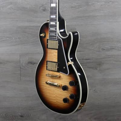 Epiphone "Inspired by Gibson Custom" Les Paul Custom Sedona Burst With Original Hardshell Case! image 4