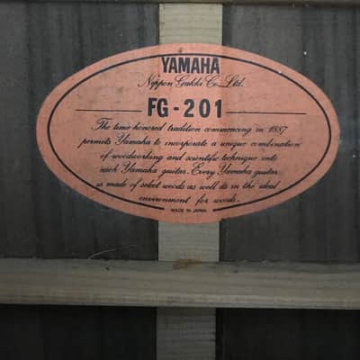 Yamaha FG-201 Solid Ezo spruce top! image 16