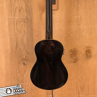 Lanikai LU2-21TEBK Tenor Acoustic-Electric Ukulele, Black, Hardshell Case - Used image 5