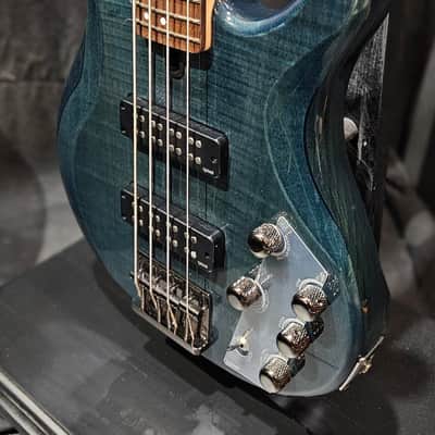 Yamaha TRBX604FM 4-string Bass Guitar - Indigo Blue 2025 image 7
