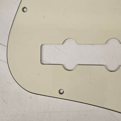 Fender Jazz Bass Guitar 10 Hole Genuine Light Lime Pickguard image 9