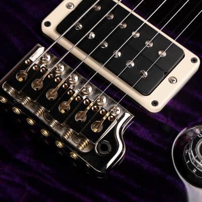 PRS Custom 24 - Dark Violet Smokewrap Burst/Natural Back image 21