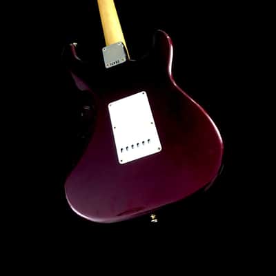 LEFTY! Custom Vintage Relic NOS Red Metallic ST72 Reverse Gold Hardware Gibson Conversion 24.75” Scale HSC image 19