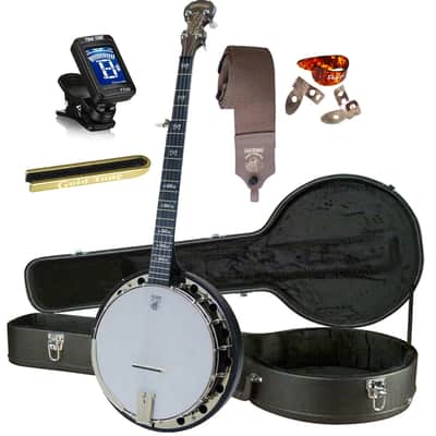 Deering Artisan Goodtime 2 II 5-String Resonator Deluxe Bluegrass Banjo with Hard Case image 1