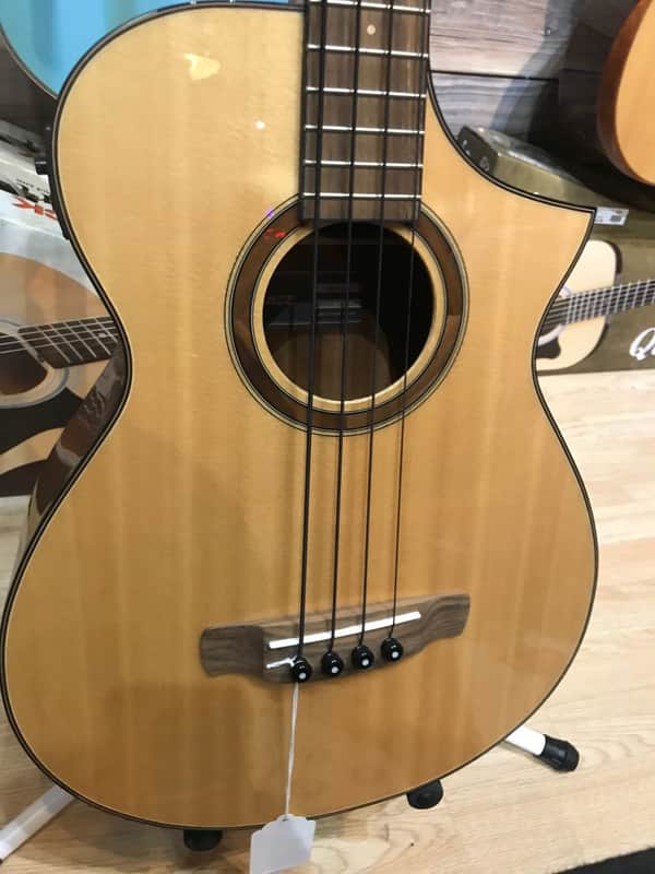DEMO Ibanez AEWB32NT Acoustic/Electric Bass 2019 Natural image 1