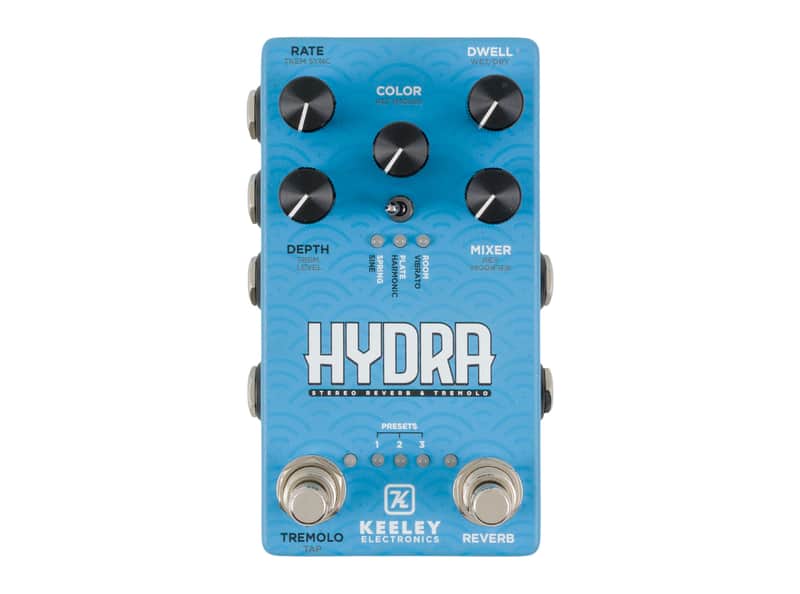 Keeley Hydra Stereo Reverb + Tremolo Pedal [USED] image 1