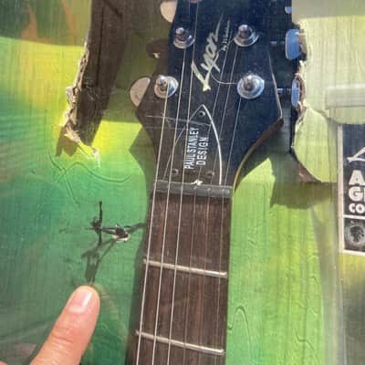 Lyon Kiss Electric Guitar - Paul Stanley Autograph 2006 Black image 6