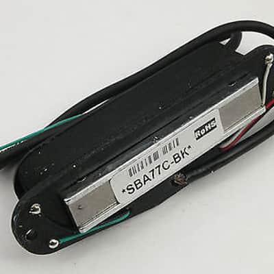 Artec SBA77C Chrome Hot Rail Single Coil Humbucker Pickup image 4