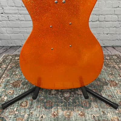 Danelectro '59M NOS+ Orange Metal Flake - "One Off" Prototype image 5