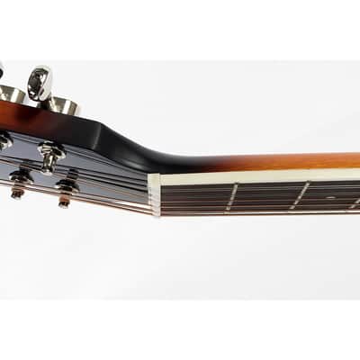 Guild F-2512CE Deluxe 12-String Cutaway Jumbo Acoustic-Electric Guitar Regular Antique Burst image 6