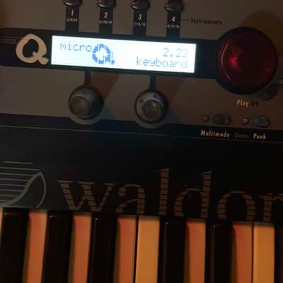 Waldorf Micro Q 37-Key Synthesizer 1999 - 2011 - Blue image 6