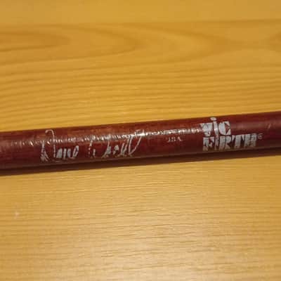 Vic Firth Rare Collectable Dave Weckl signature drum stick 90s - Coloured and lacquered Selected Hickory image 2