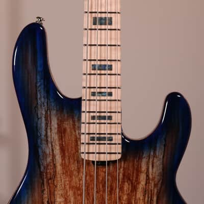 MusicMan Stingray Special BFR - Figured White Maple Fingerboard, Paua Blue Burst image 6