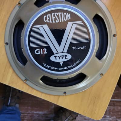 Celestion G12 V-Type 12" 70-Watt 16ohm Guitar Amp Speaker 2020s - White image 2
