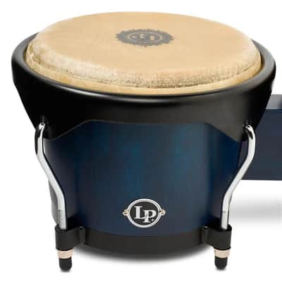 LP City II Mango Wood Bongos Blue image 4