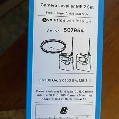 Sennheiser Wireless G4 Portable Lavalier Mic Set EW 112P G4 with extra Receiver & Transmitter Bild 13