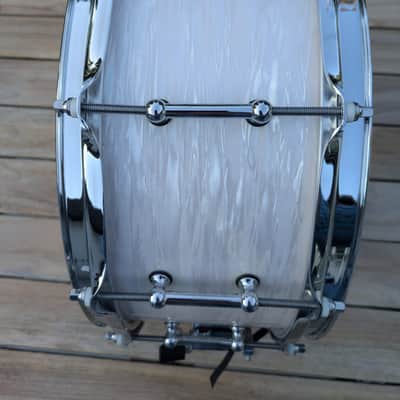 Highwood Snare Drum 1976 Legacy Beech 14x6 2015 - Vintage Cream Oyster image 7