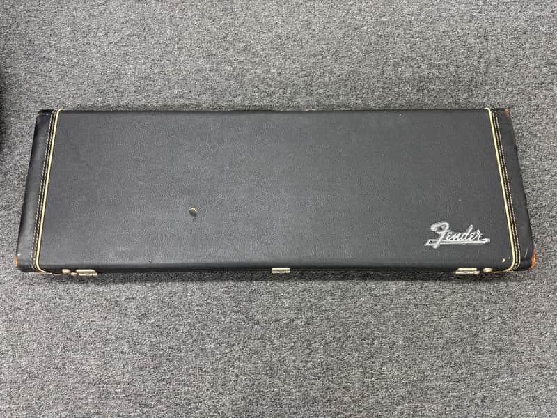 Fender Stratocaster Telecaster Case Vintage Tail Logo 1968-1975 - Black image 1