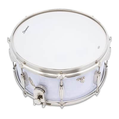 Slingerland Radio King Artist Snare Drum 14x6.5 White Marine Pearl image 4
