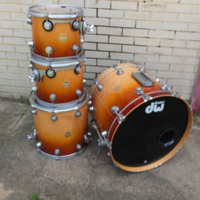 DW Collectors Series Exotic 2006 - Burnt Toast to Natural Fade w/ Satin finish Hardware image 1