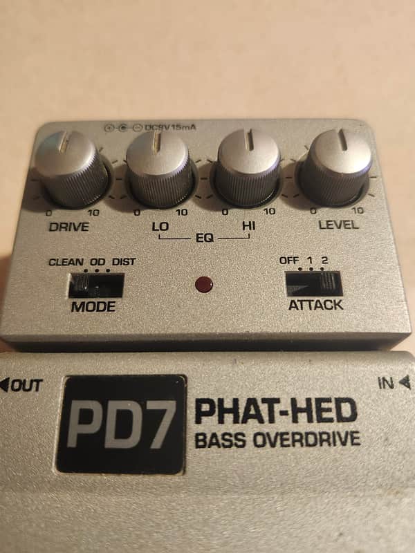 Ibanez PD7 Phat-Hed Bass Overdrive Pedal | Reverb